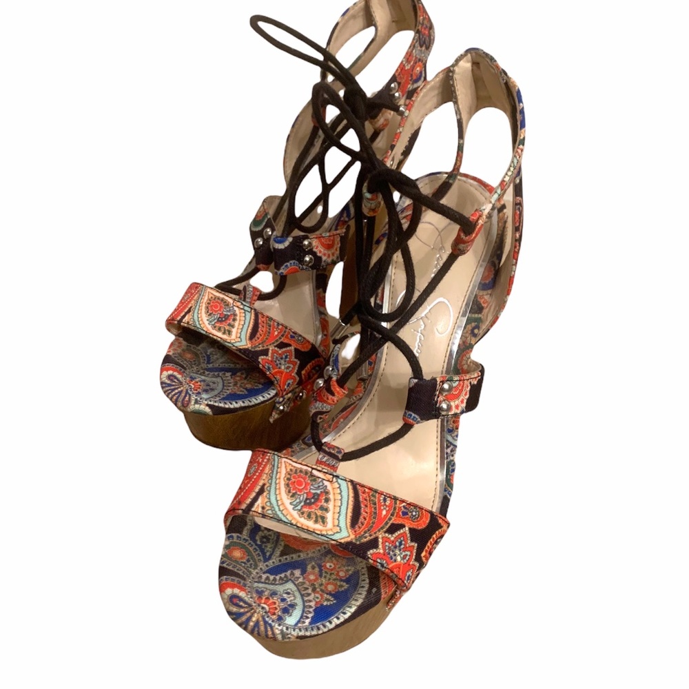 Jessica Simpson Pattern Sandal with Heel